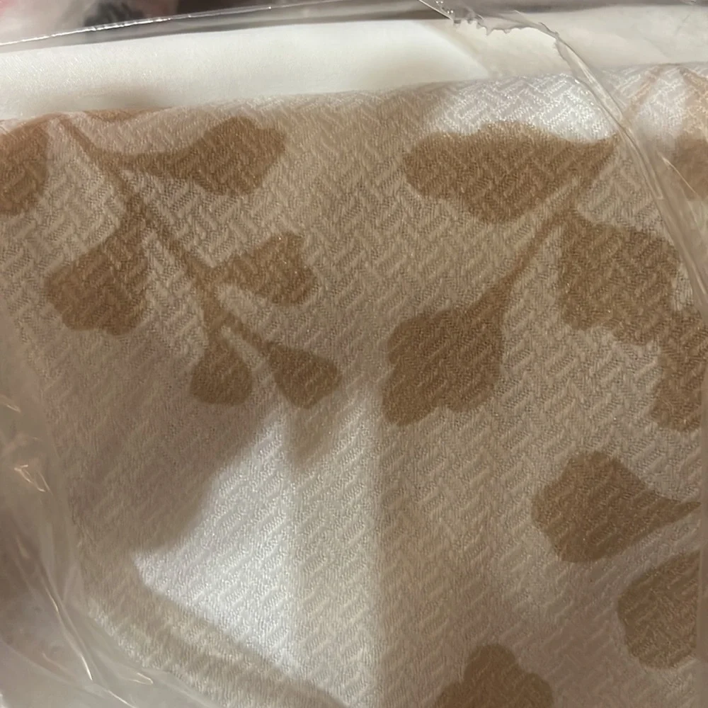 New shower curtain. With water repellant liner. 72x72